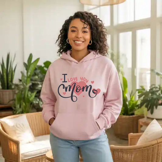 I Love You Mom - Pullover Hoodie
