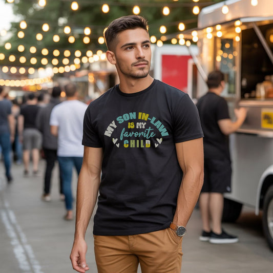 T Shirt, My Son In Law is My Favorite Child, Bella Canvas