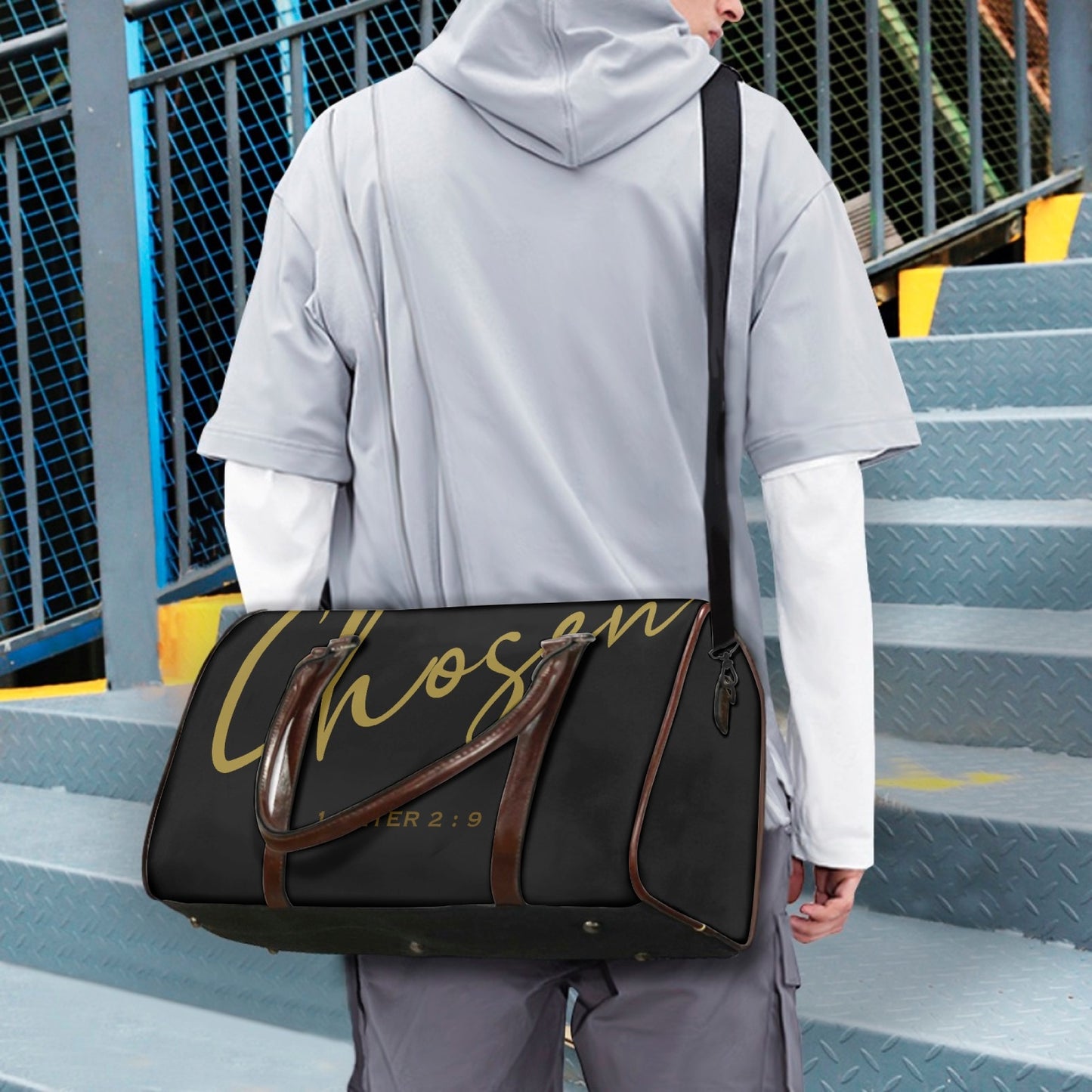 Chosen Travel Handbag, Bible Verse 1 Peter 2:9