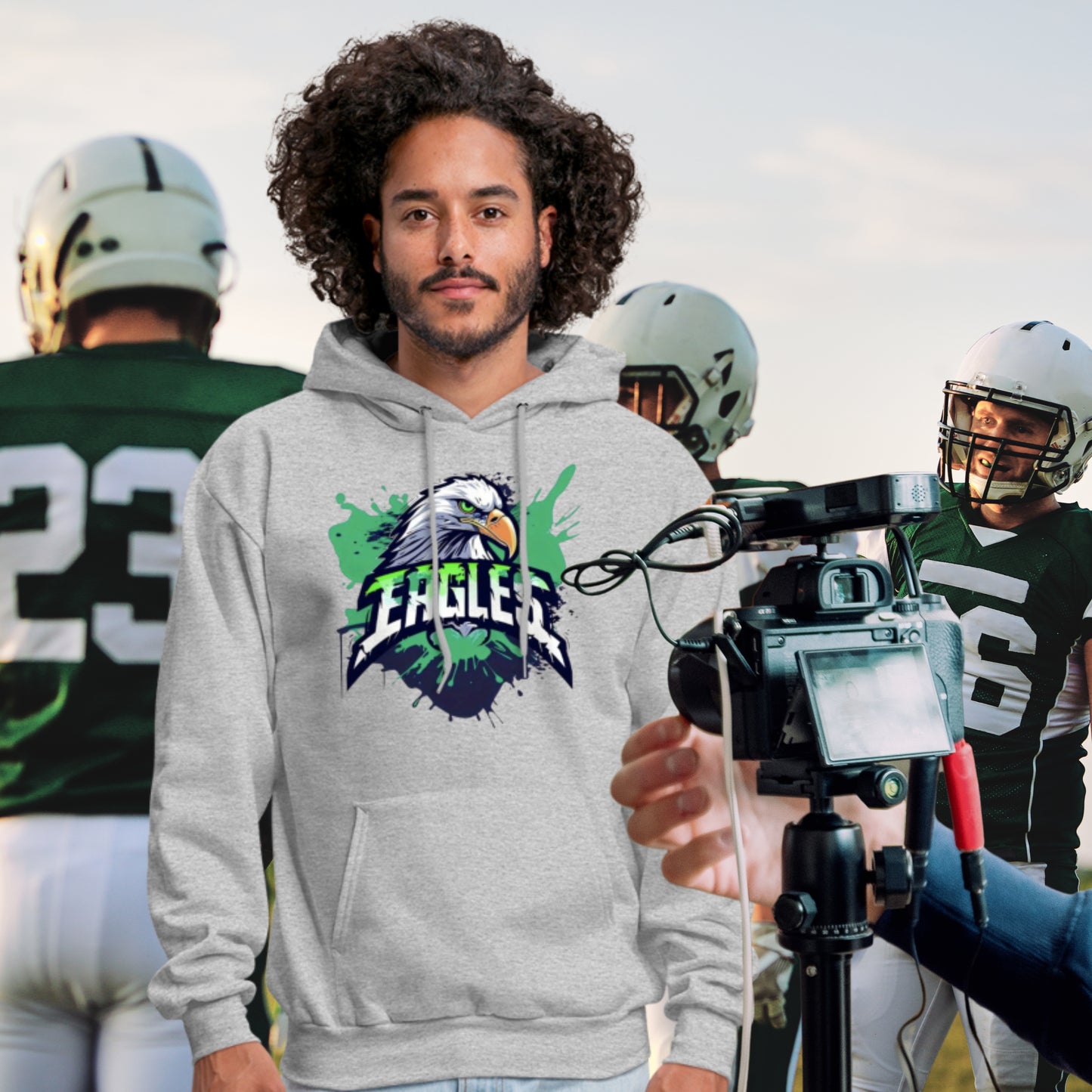 Winning Eagles Philadelphia Football Team Men's Hoodie