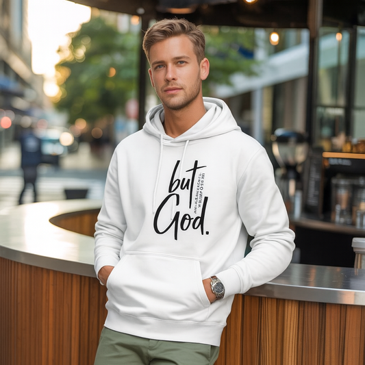 But God. There was no way, but God made a way. Men and Women's Hoodie