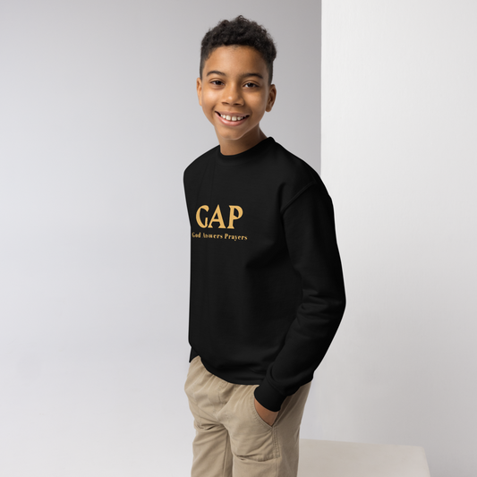 GAP - God Answers Prayers Youth crewneck sweatshirt