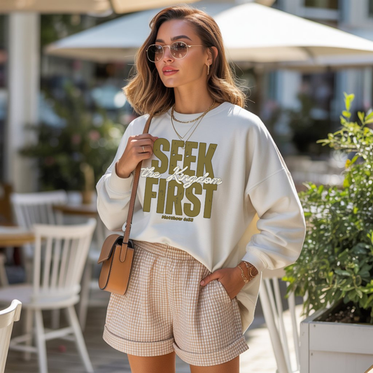 Seek First the Kingdom of God Inspiring Bible Scripture