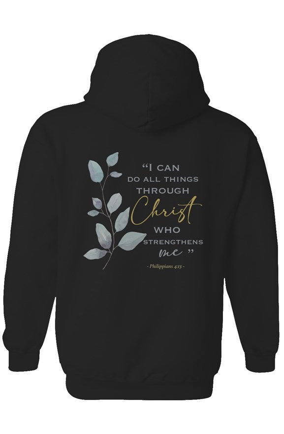 Christ Bible Verse - Pullover Hoodies - Black