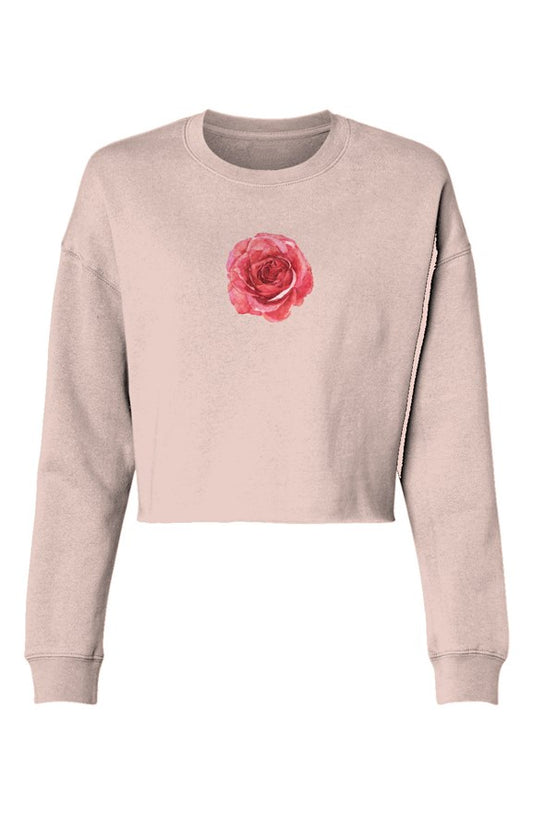 Flower Lightweight Cropped Crew