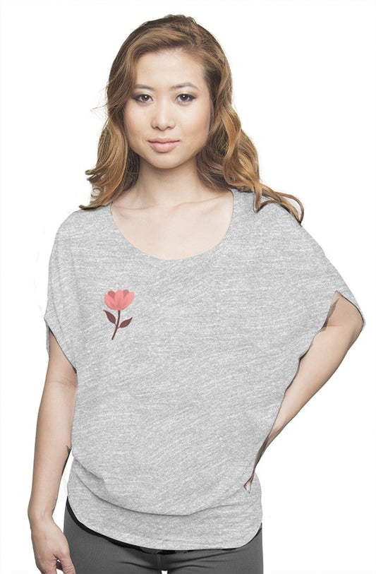 Bible Verse - Flowy Draped Tee