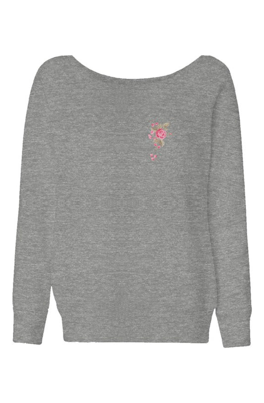 Choose Brave - Womens Wide Neck Sweatshirt