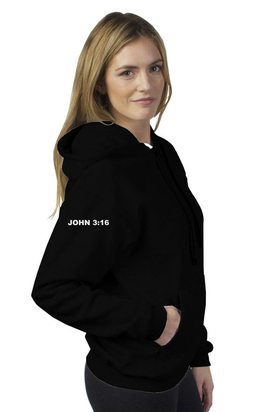 You Are Loved Pullover Hoodie, Black