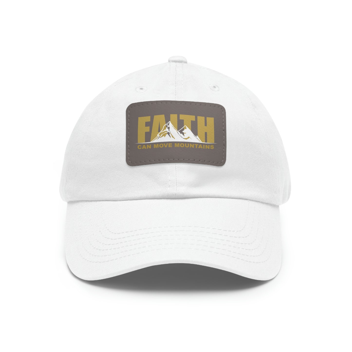 Popular Inspiring Quote Faith Can Move Mountains Baseball Hat