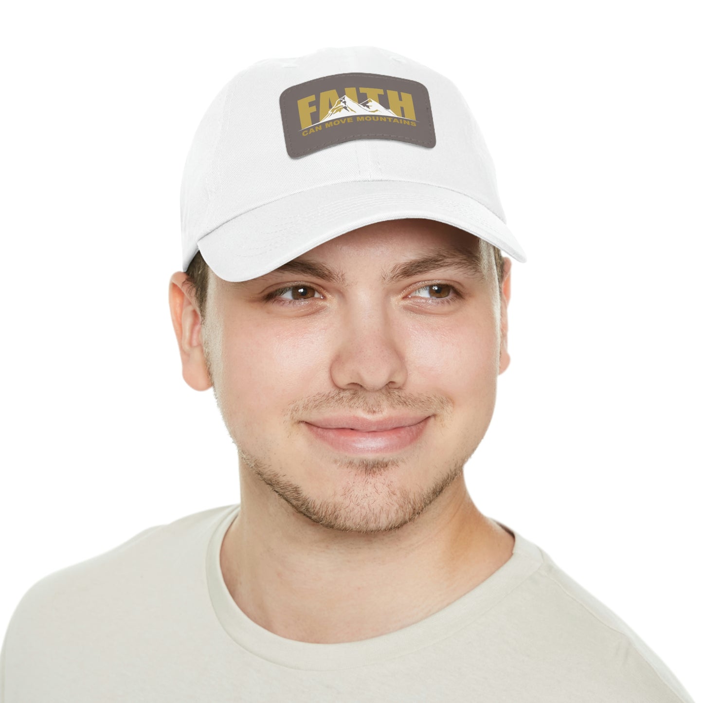 Popular Inspiring Quote Faith Can Move Mountains Baseball Hat