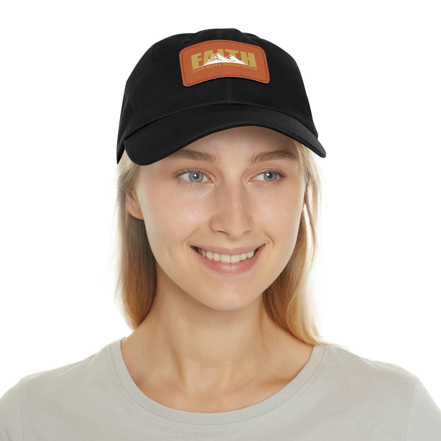 Popular Inspiring Quote Faith Can Move Mountains Baseball Hat