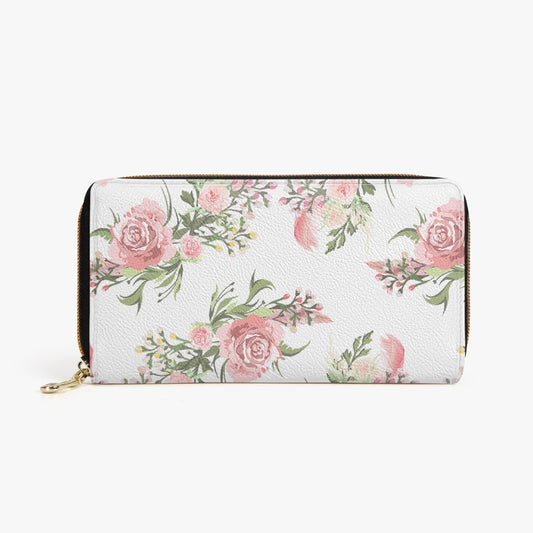 Cottagecore Long Type Zipper Purse