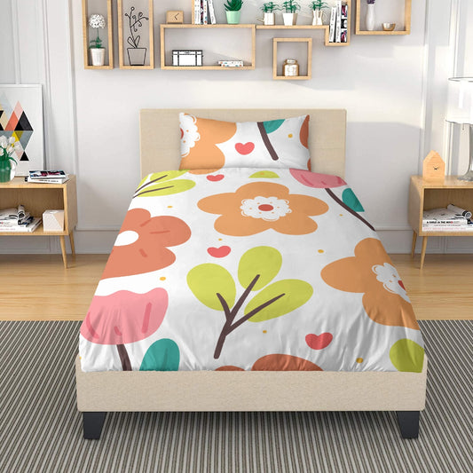 Flower Youth Girls Polyester Bedding Set