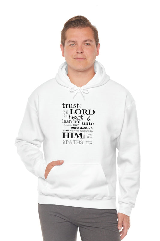 Hoodie Trust In The Lord Bible Verse Pullover Hoodie for Men and Women