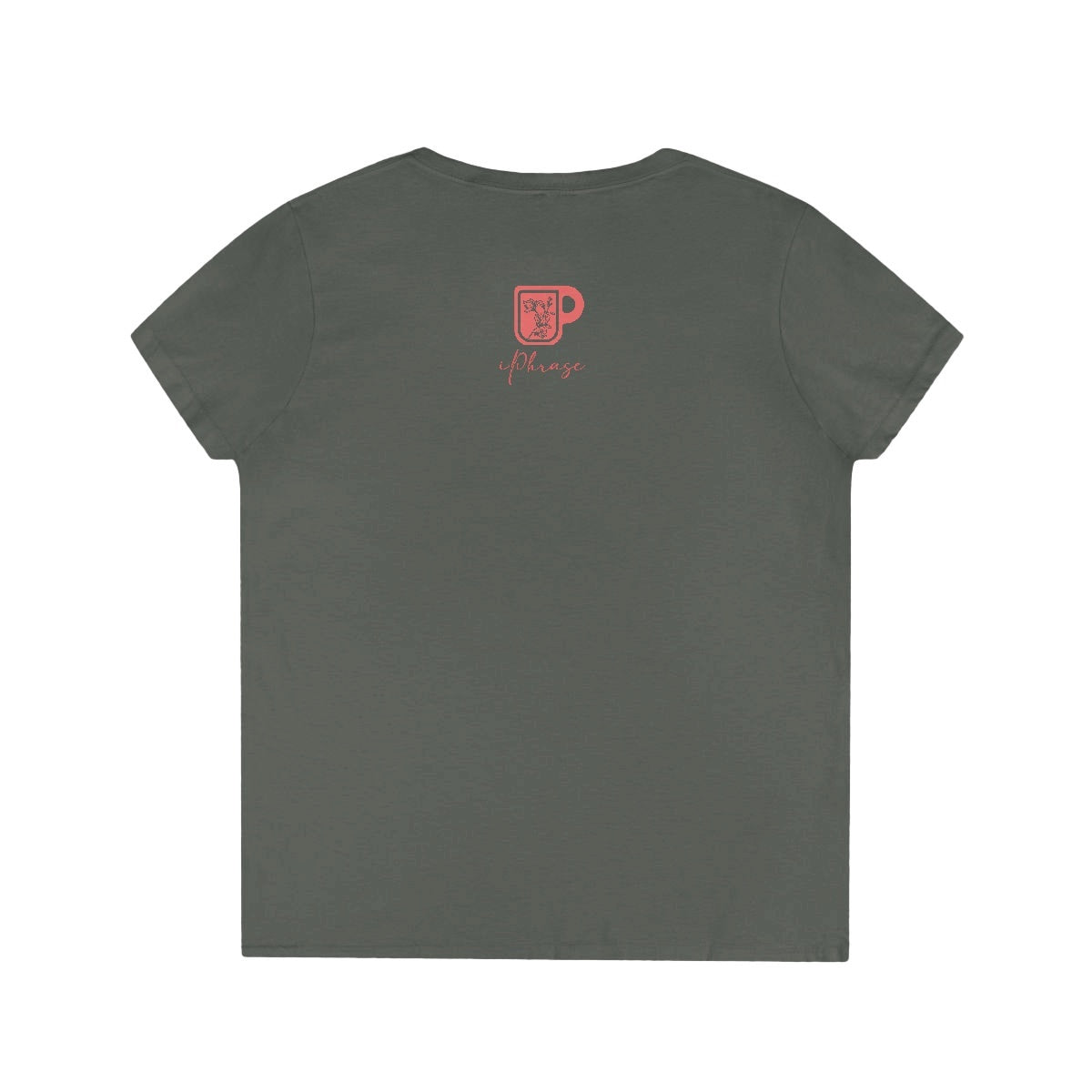 Trust in the Lord Heart Diamond Shape Ladies V-Neck T-Shirts
