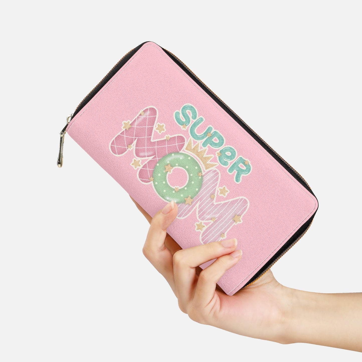 Super Mom - Long Type Zipper Purse
