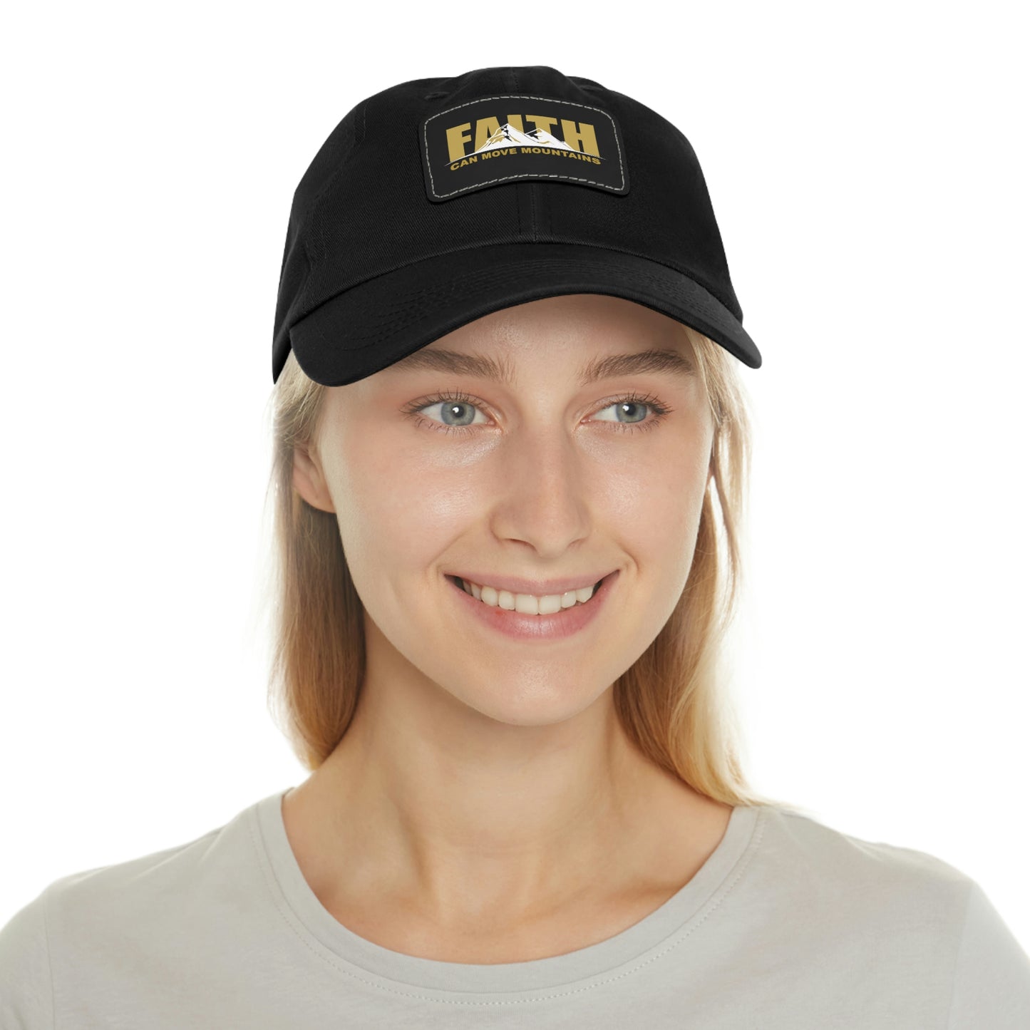Popular Inspiring Quote Faith Can Move Mountains Baseball Hat