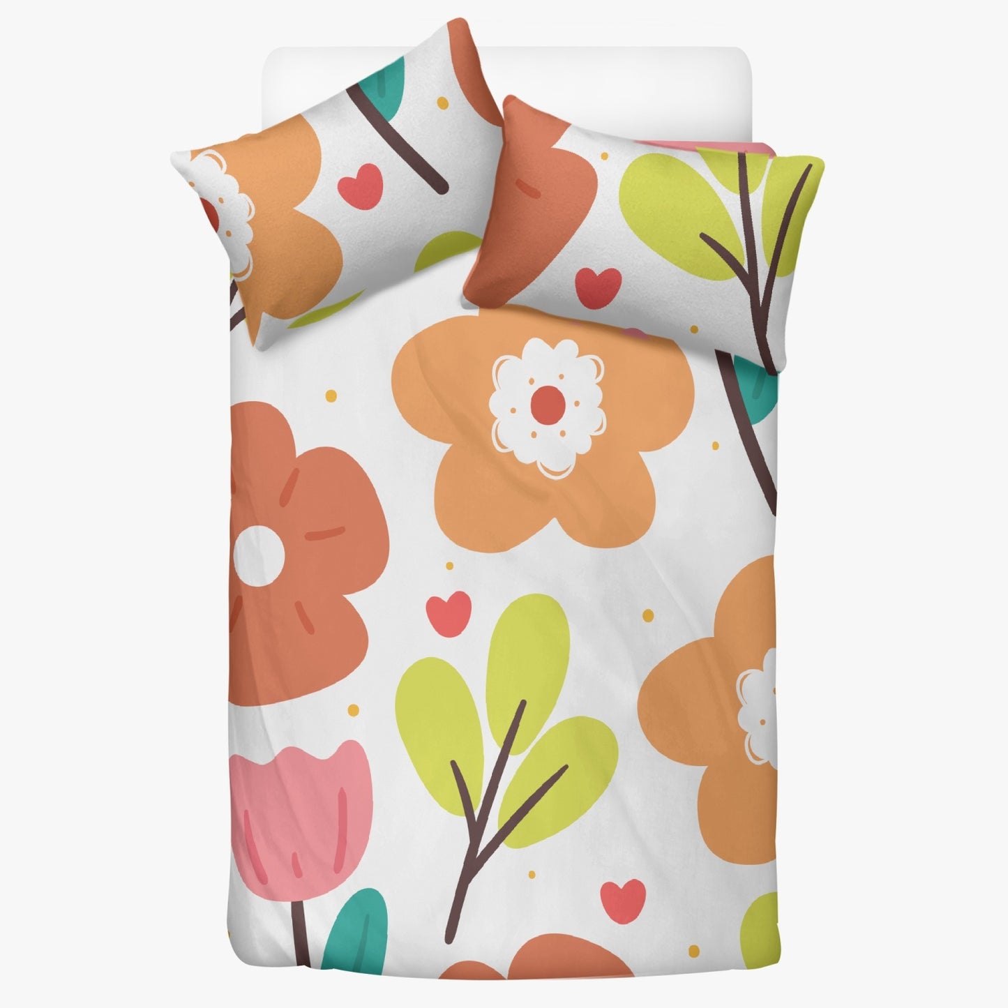 Flower Youth Girls Polyester Bedding Set