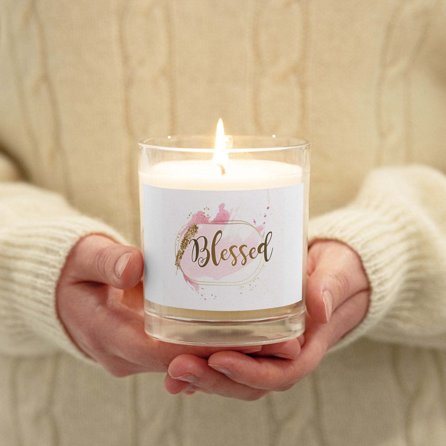 Blessed - Glass Jar Soy Wax Candle