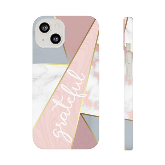 iPhrase Phone Accessories Grateful - iPhone 13 Slim Case