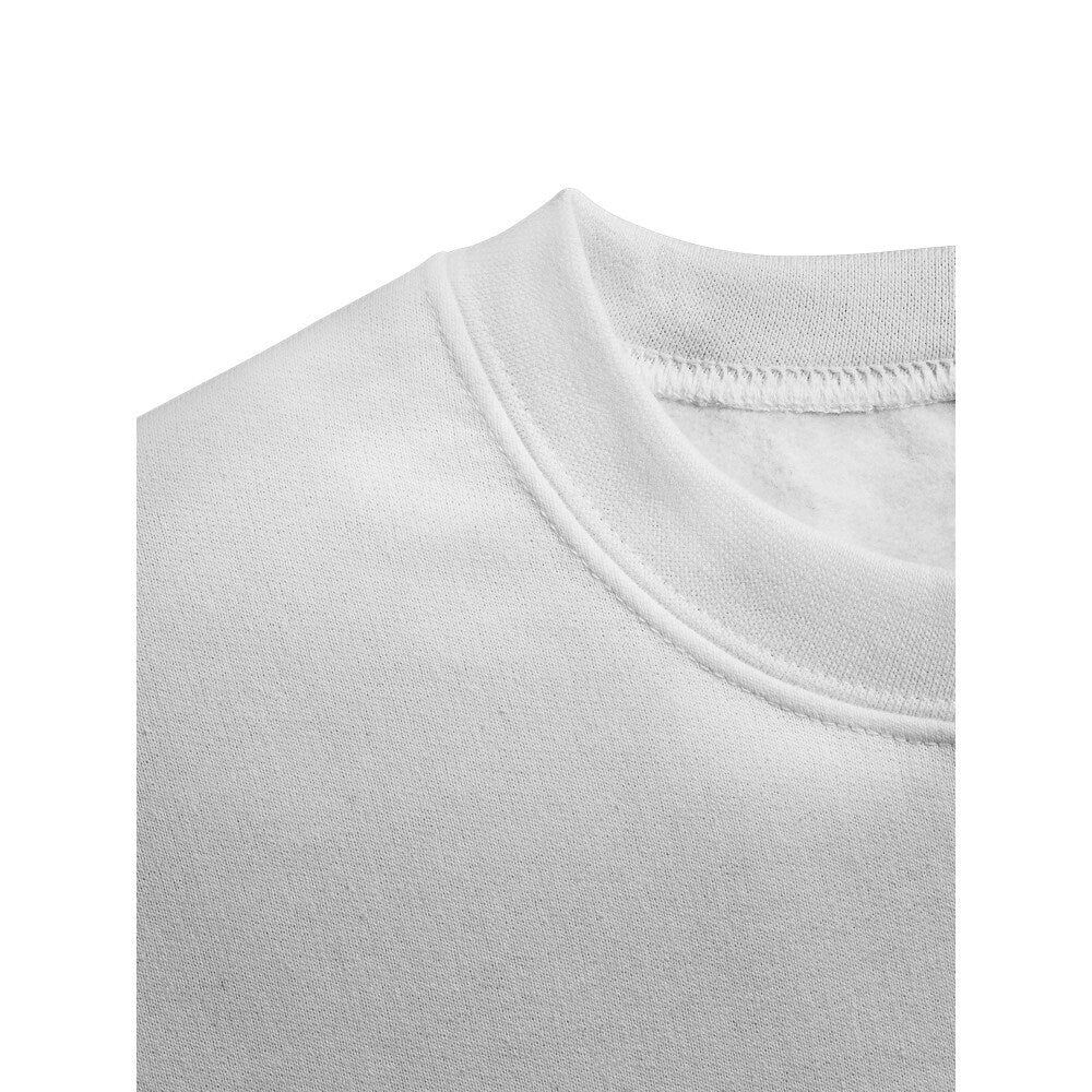 LOVE Crewneck Sweatshirt, White and Grey