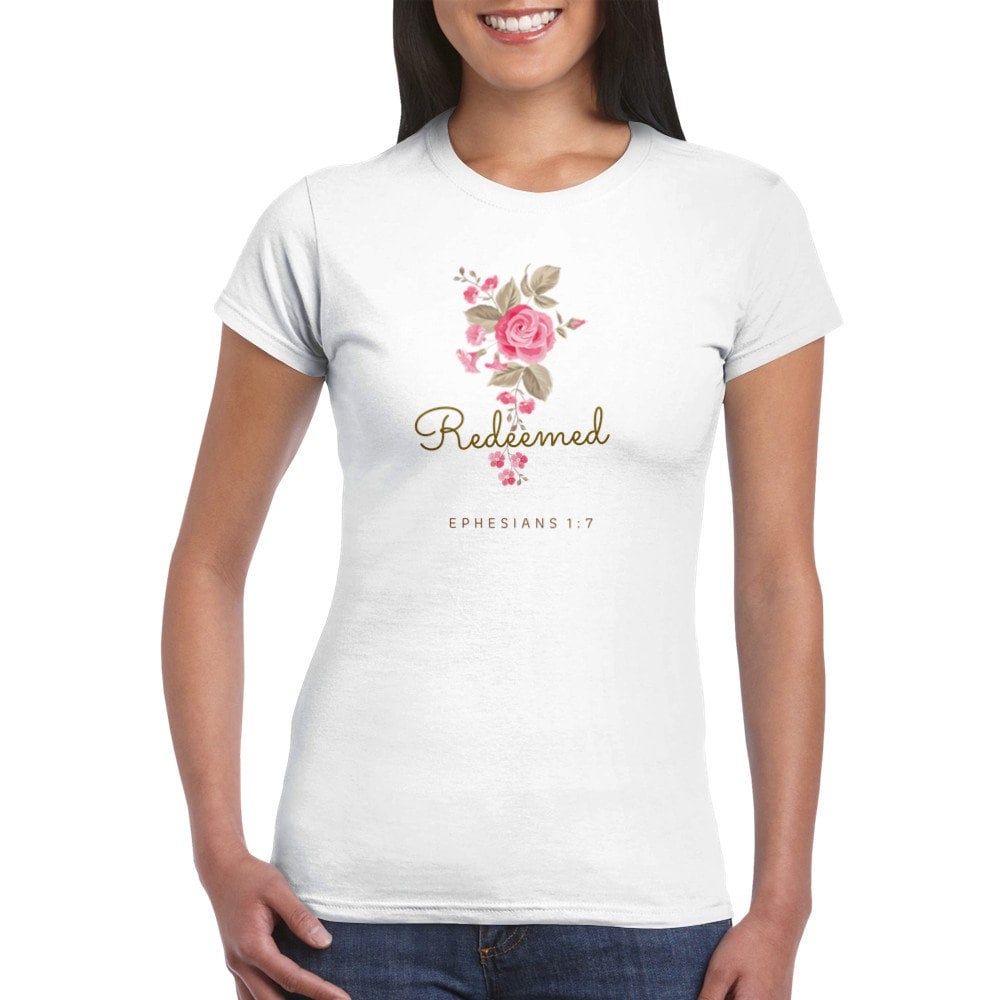 Redeemed - Powerful Word Womens Crewneck T-shirt