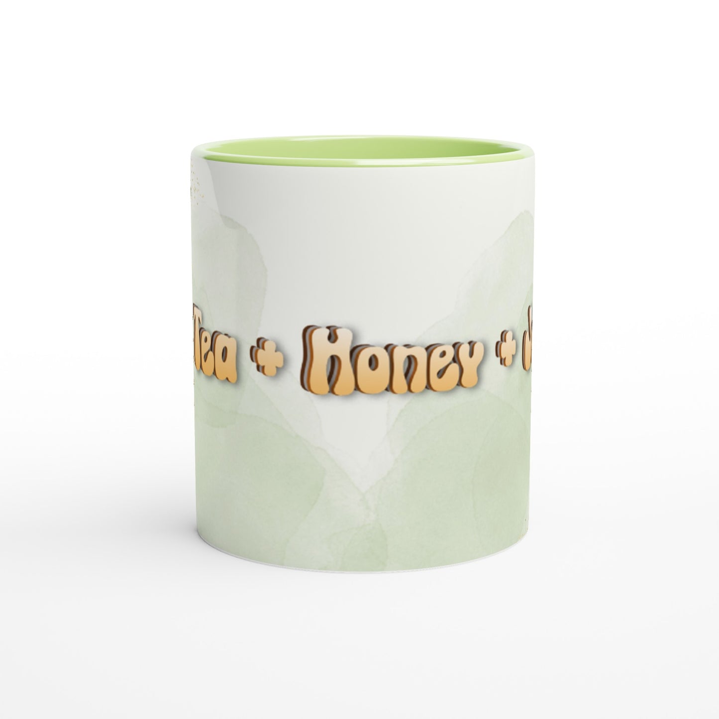 Tea with Honey and Jesus, 11oz Mug with Color Inside