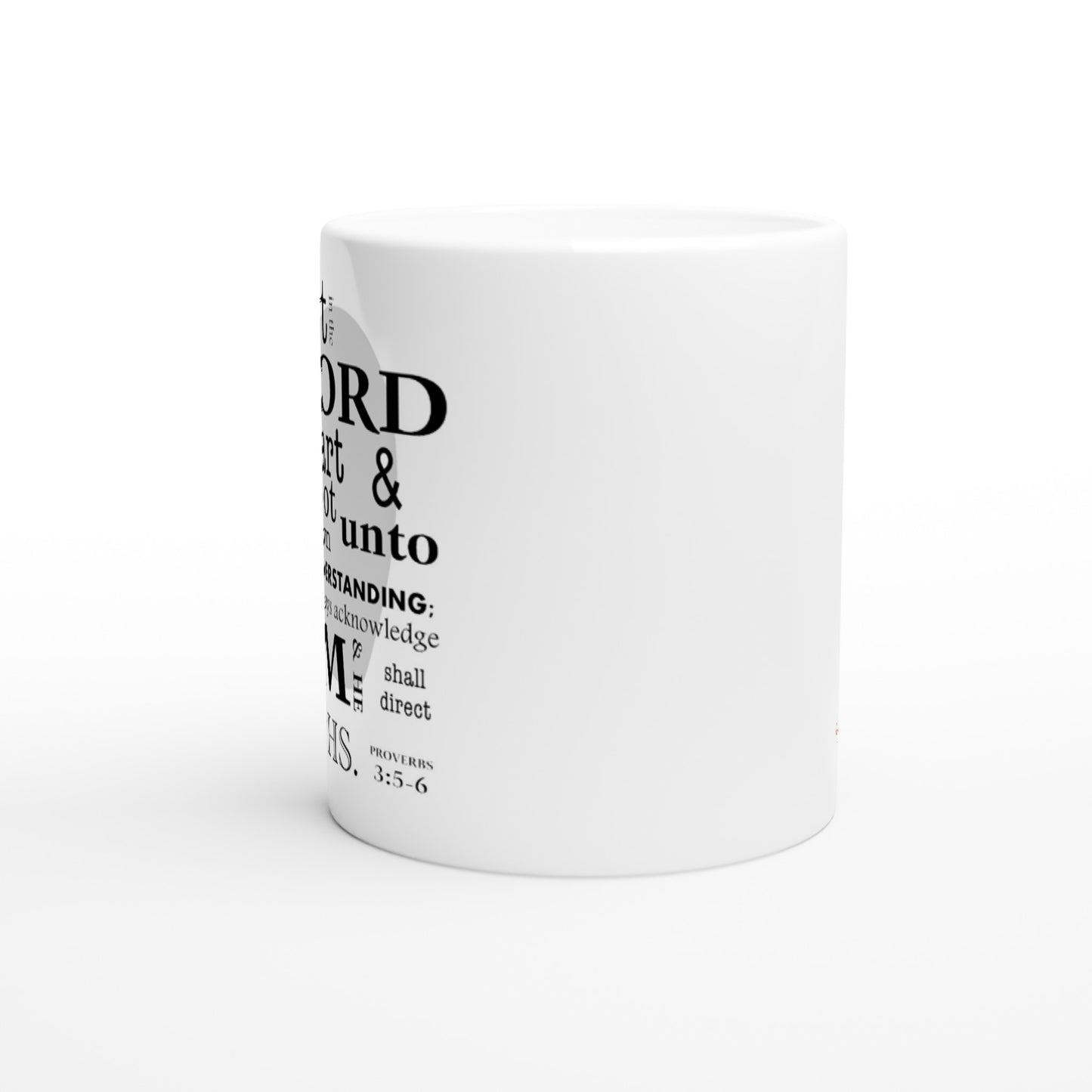 Trust in the Lord, White 11oz Ceramic Mug for Men and Women