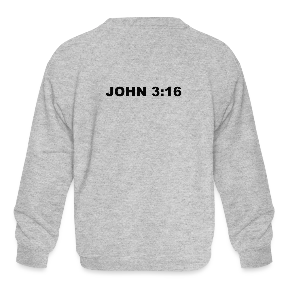 Kids' Crewneck Sweatshirt - heather gray