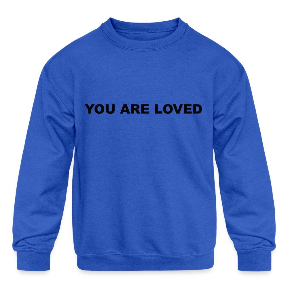 Kids' Crewneck Sweatshirt - royal blue
