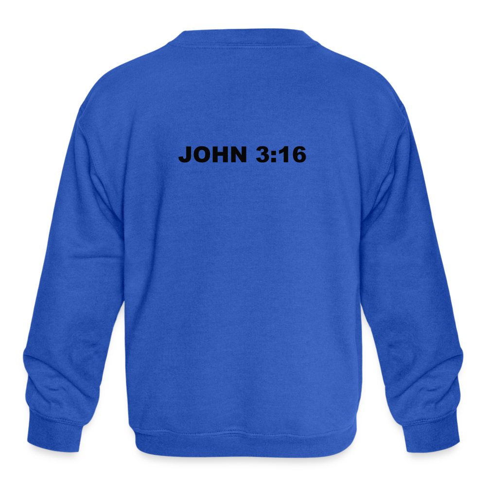 Kids' Crewneck Sweatshirt - royal blue