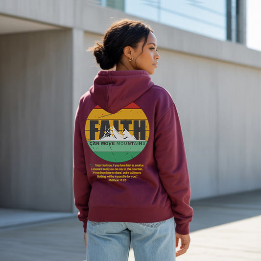 Faith Can Move Mountain Zip Hoodie