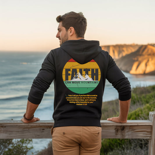 Faith Can Move Mountain Zip Hoodie