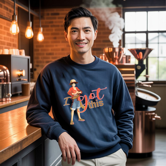 One Piece I Got This Anime Designed Motivational and Inspirational Sweatshirt