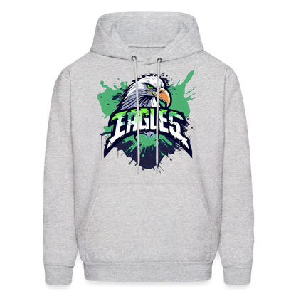 Eagles Philadelphia Football Fans Men's Hoodie - ash 