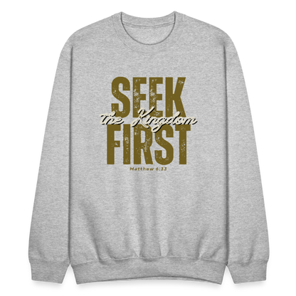 Seek First the Kingdom of God Inspiring Bible Scripture - heather gray