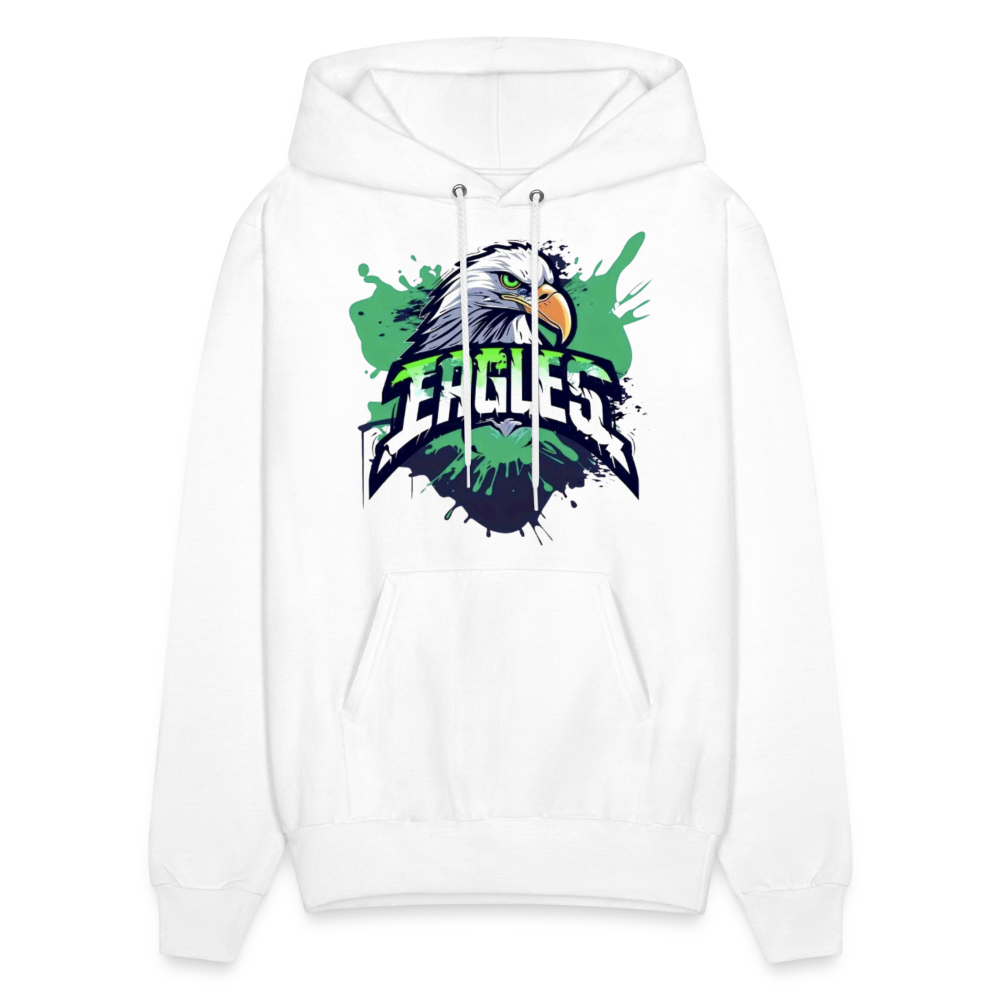 Eagles Philadelphia Football Fans Men's Hoodie - white