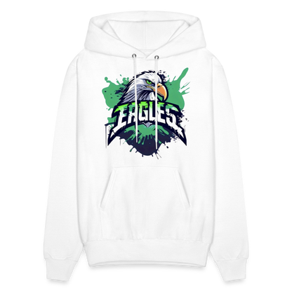 Eagles Philadelphia Football Fans Men's Hoodie - white