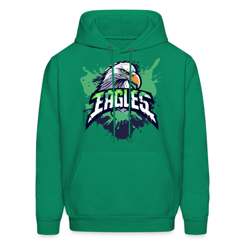 Eagles Philadelphia Football Fans Men's Hoodie - kelly green