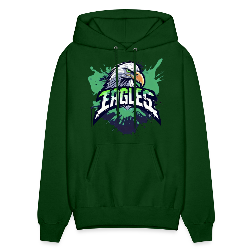 Eagles Philadelphia Football Fans Men's Hoodie - forest green