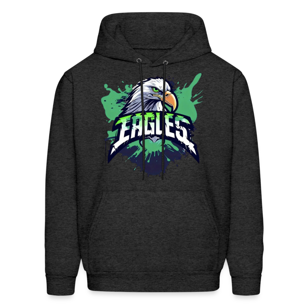 Eagles Philadelphia Football Fans Men's Hoodie - charcoal grey