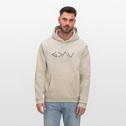 God is Greater Than the Highs and The Lows Men's Hoodie - Sand