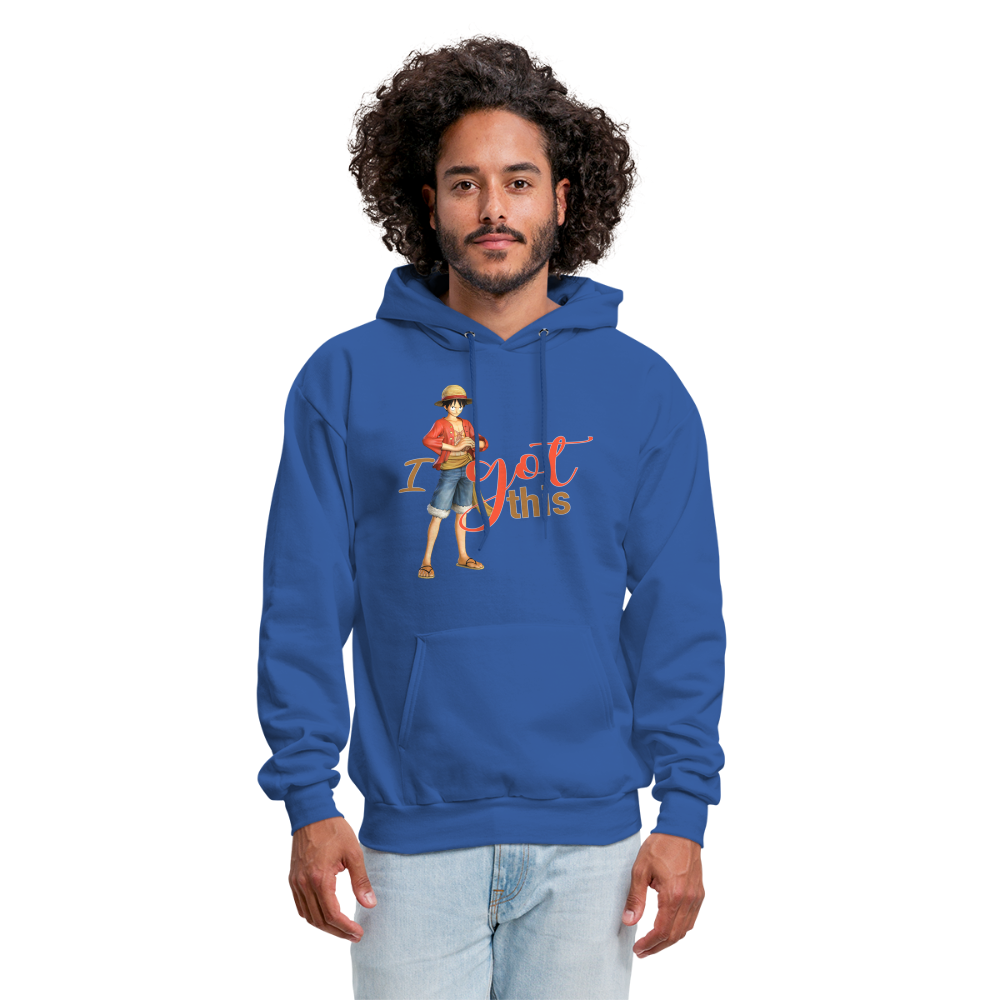 One Piece Anime Designed with Motivational and Inspirational "I Got This" Hoodie - royal blue