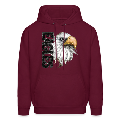 Football Team Philadelphia Eagles Hoodie for Men and Women - burgundy