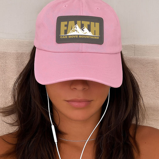 Popular Inspiring Quote Faith Can Move Mountains Baseball Hat