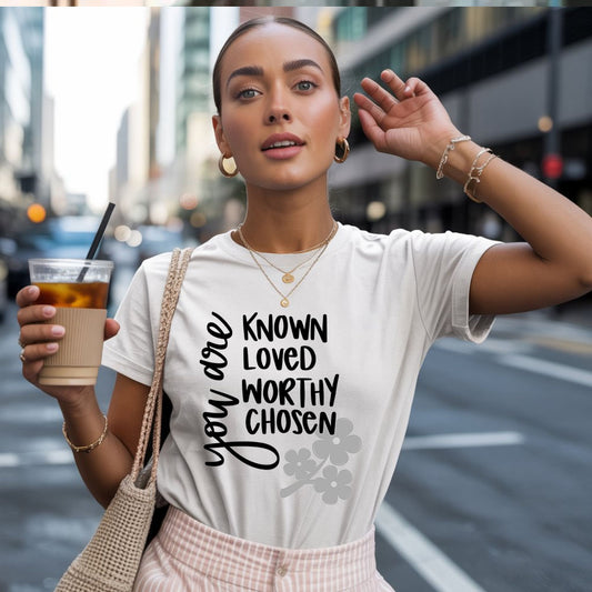 You Are Known Womens Crewneck T-shirt