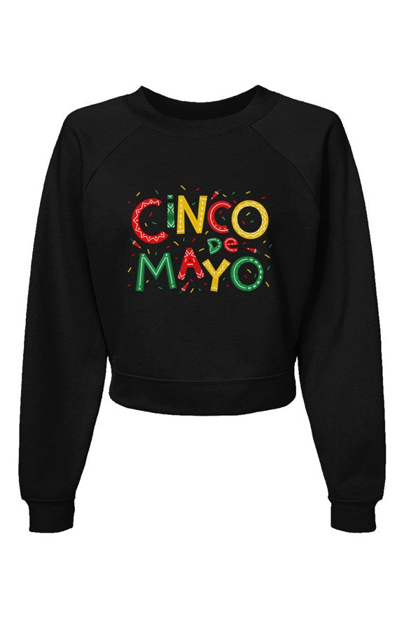 Cinco De Mayo Womens Raglan Pullover Fleece Sweats