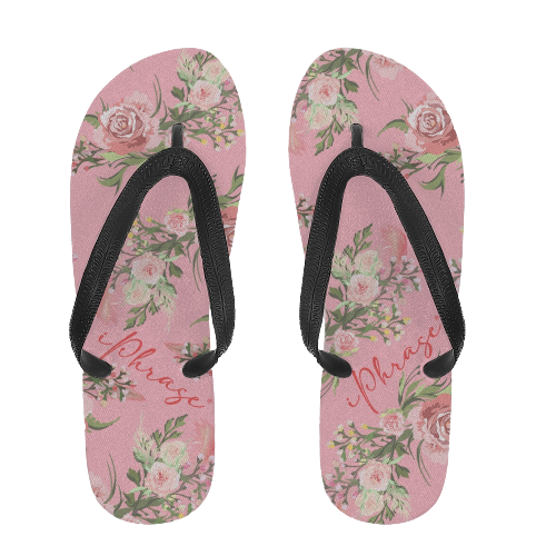 Floral Print Classic Flip Flops