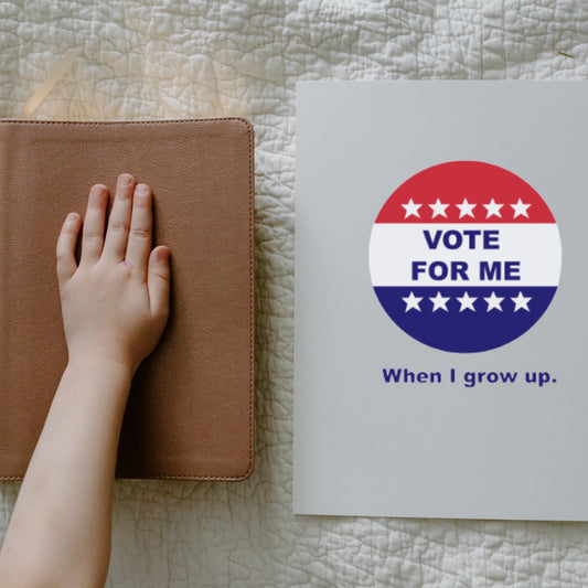 Adorable Baby 5 Star Vote For Me When I Grow Up One-Piece