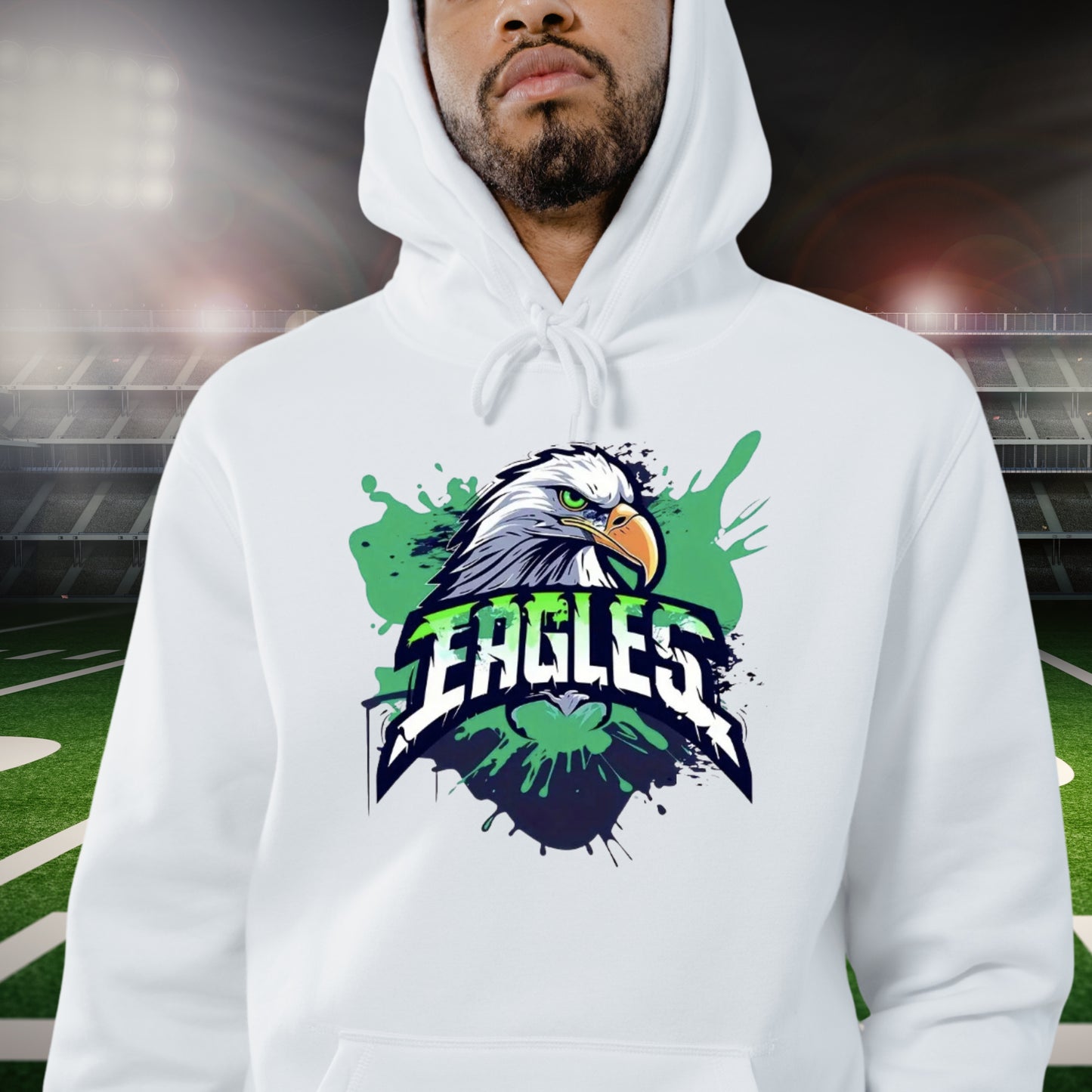 Winning Eagles Philadelphia Football Team Men's Hoodie